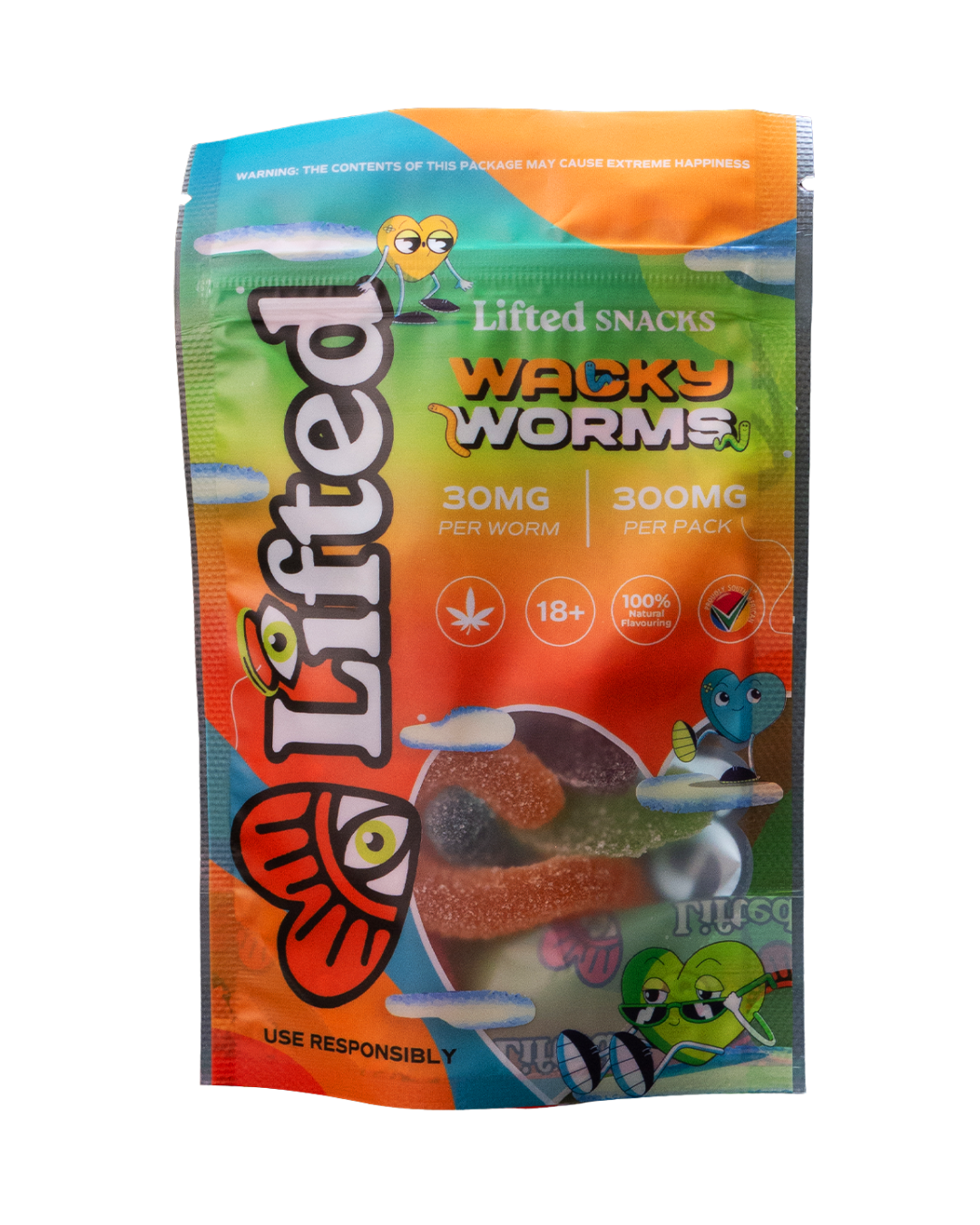 Lifted Edibles - Wacky Worms – Flavour World SA (PTY) LTD