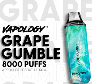 Vapology  - 8000 Puff Grape Gumble