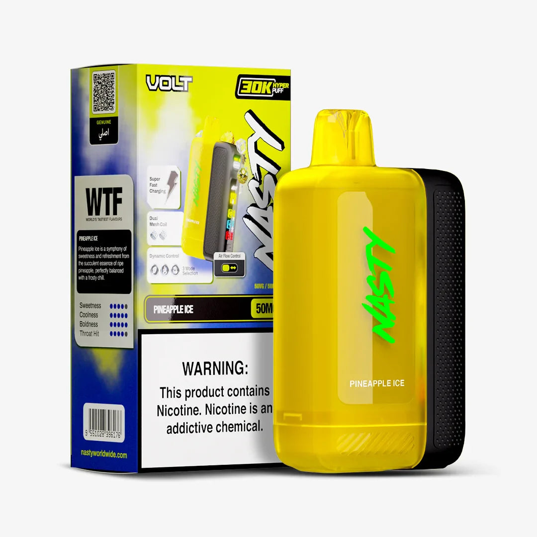 Nasty Volt 30k - Pineapple Ice 5% – Flavour World SA (PTY) LTD Nasty Volt 30k - Pineapple Ice 5% – Flavour World SA (PTY) LTD