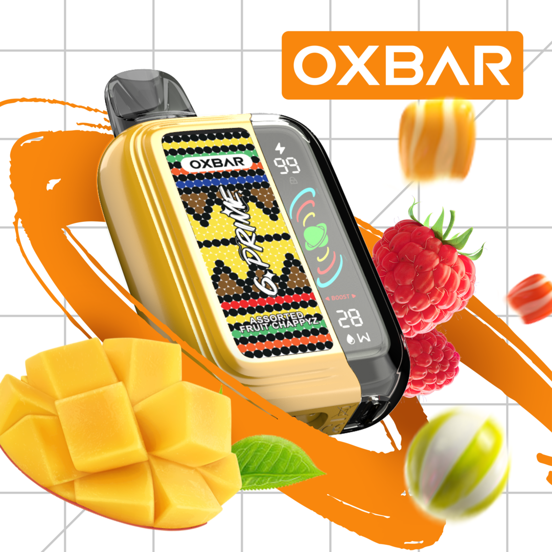 Oxbar GPrime 25k 5% - Asst Fruit Chappyz