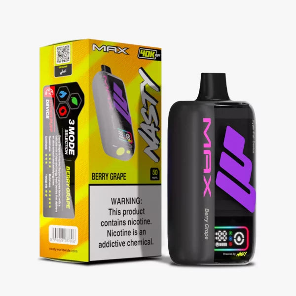 Nasty Max 40k - Berry Grape 5%