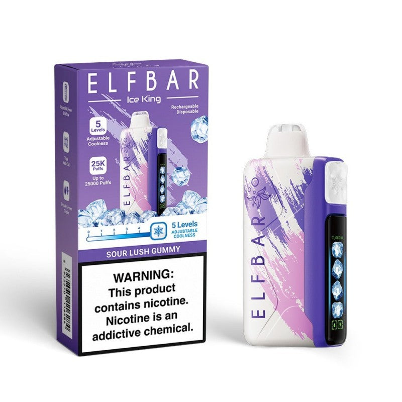 Elf Bar - Ice King RD 25000 - Sour Lush Gummy Ice 5%