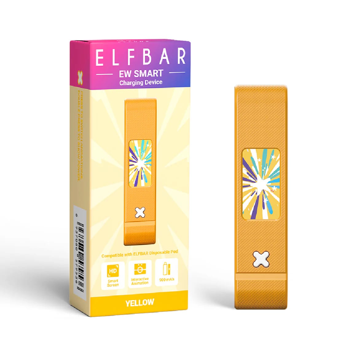 Elf Bar Smart Battery/Charger Yellow Flavour World SA (PTY) LTD Elf Bar Smart Battery/Charger Yellow Flavour World SA (PTY) LTD