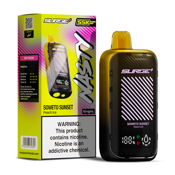 Nasty Surge 55k - Peach Ice 5%