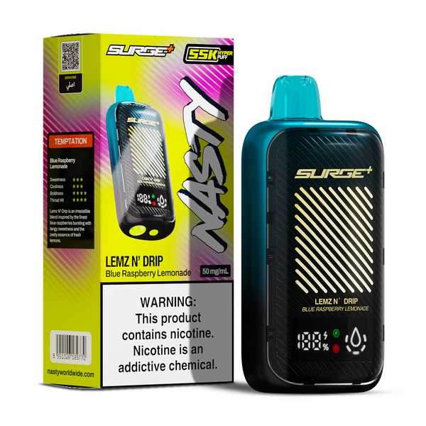 Nasty Surge 55k - Blue Raspberry Lemonade 5%
