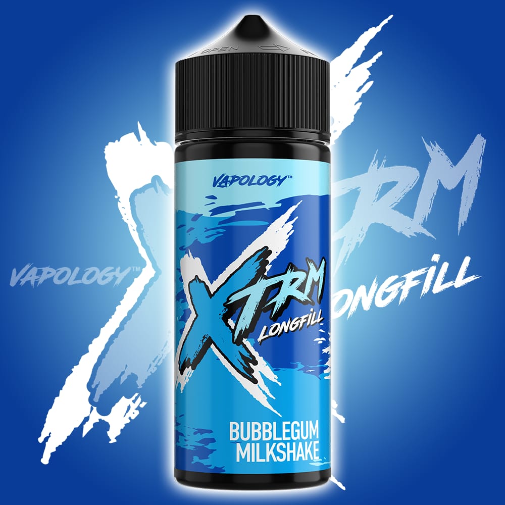 Xtrm Flavour Shot- Bubblegum Milkshake 120ml Long Fill