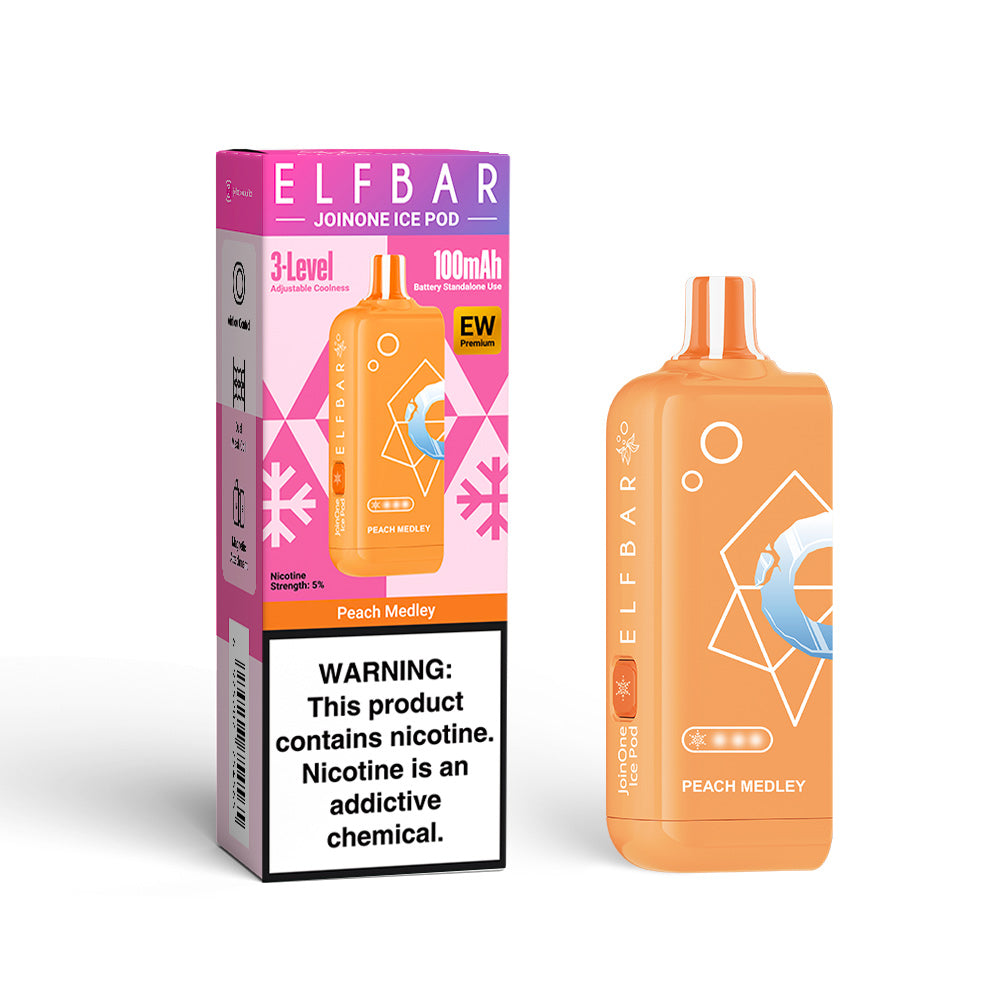 Elfbar Thc Pod Elf Bar EW 16000 Premium Peach Medley Pod Only Dab Pens That  Look