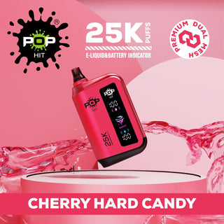 Pop Hit 25000 Puff 5% - Cherry Hard Candy