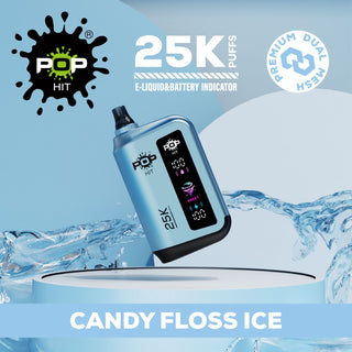 Pop Hit 25000 Puff 5% - Candy Floss Ice
