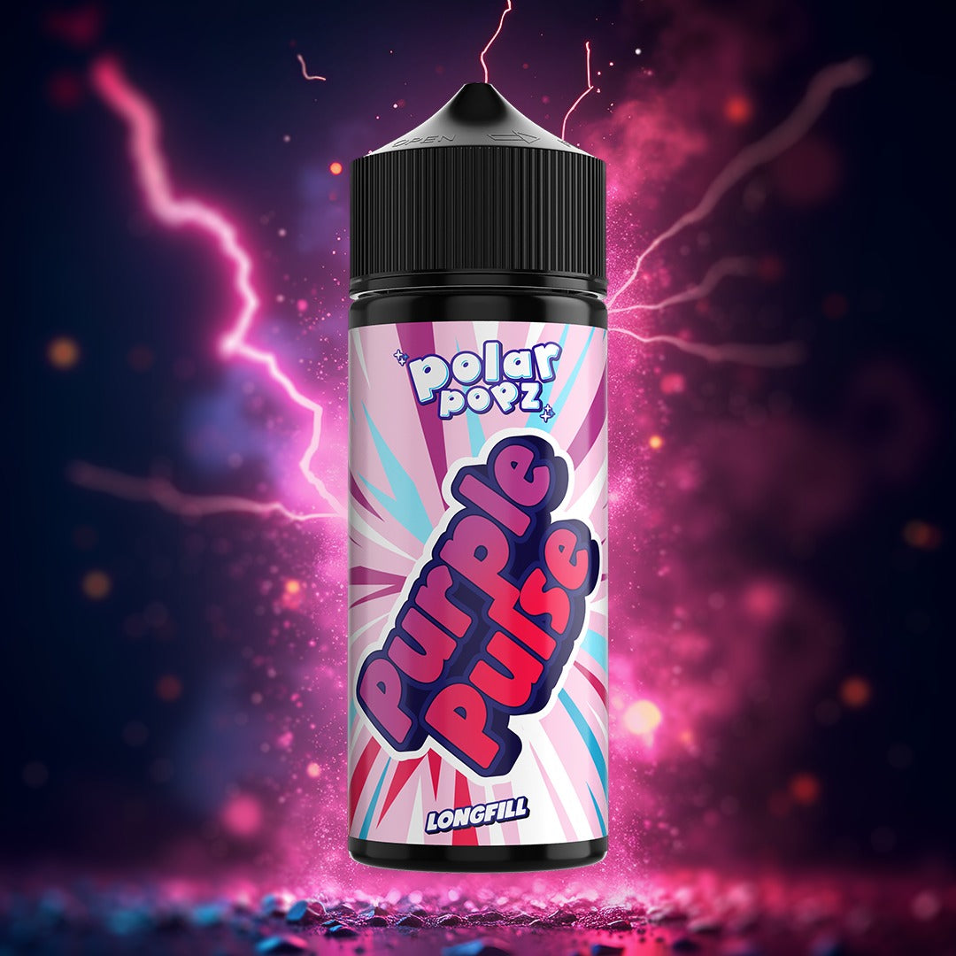 Polar Popz Flavour Shot- Purple Pulse 120ml Long Fill