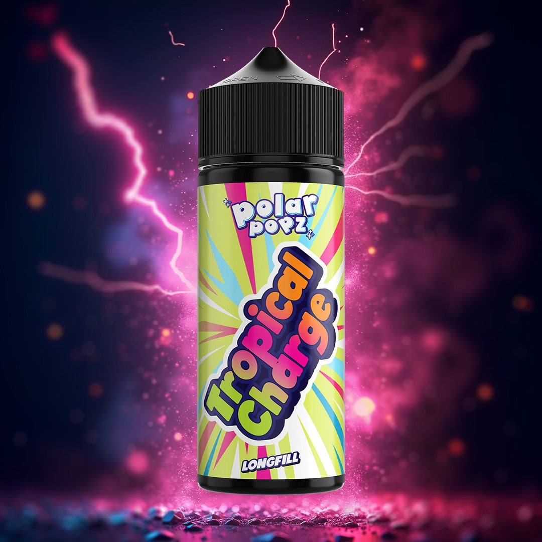 Polar Popz Flavour Shot- Tropical Charge 120ml Long Fill