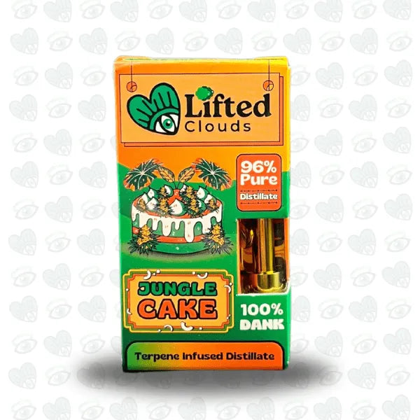 Lifted Clouds - Jungle Cake 510 Cart 940mg 1ml (Sativa)