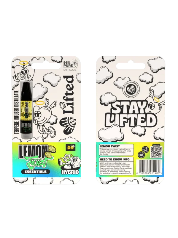 Lifted - Essentials Lemon Twist Vape Cart (1ml)