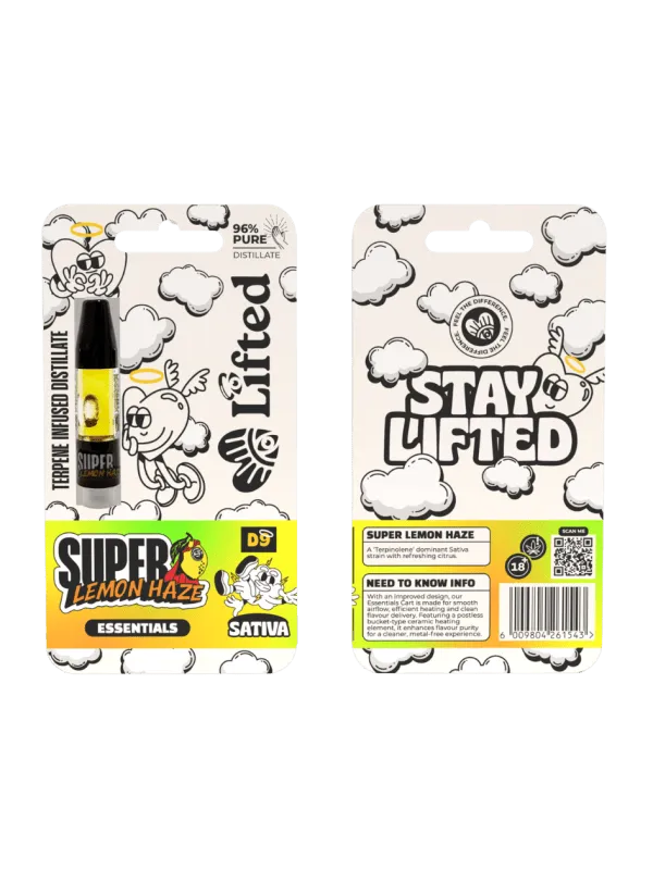 Lifted -Essentials Super Lemon Haze Vape Cart (1ml)