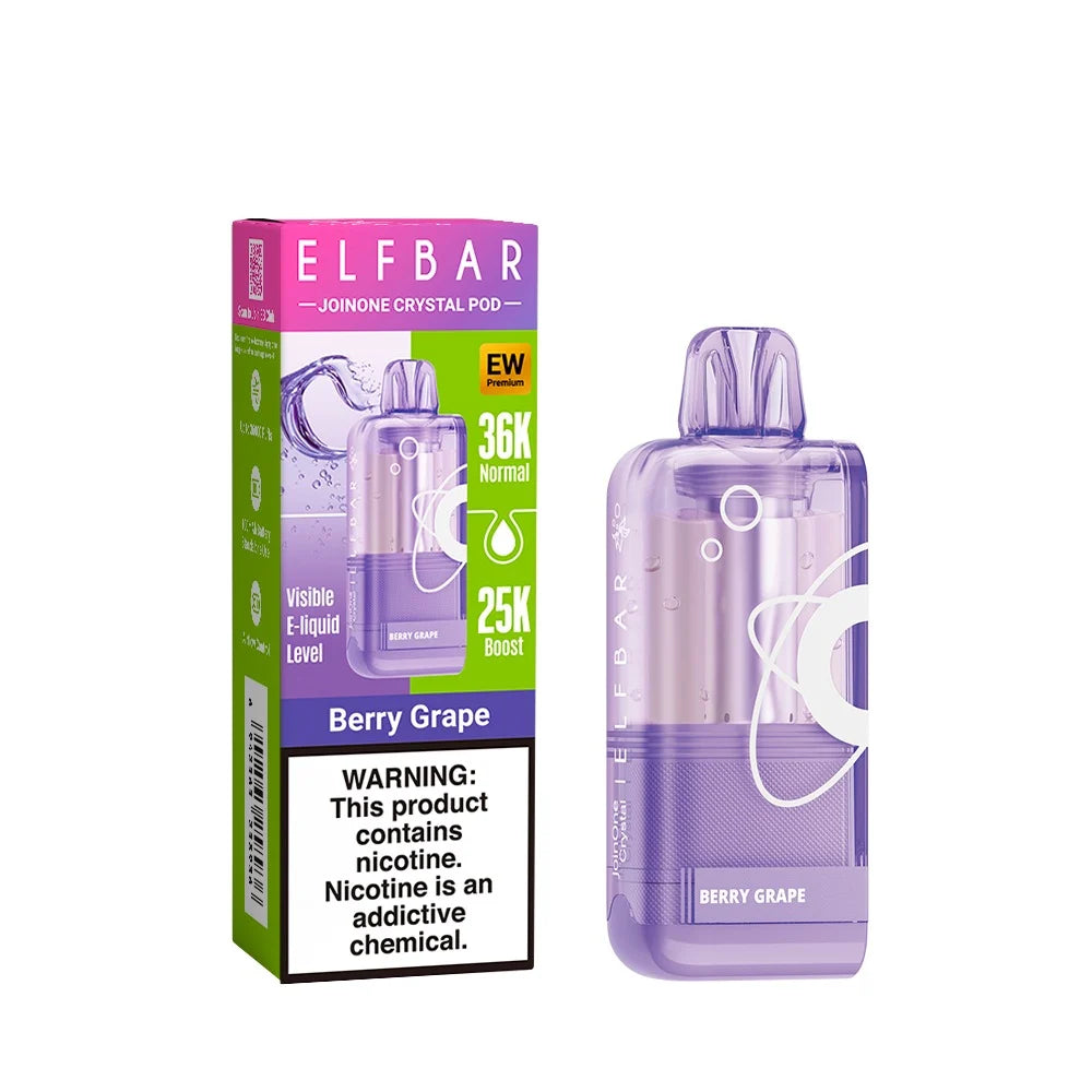 Elfbar Ew36 000 Premium Replacement Pod 5% - Berry Grape