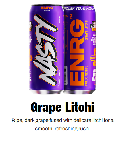 Nasty EnerG Drink - Grape Litchi