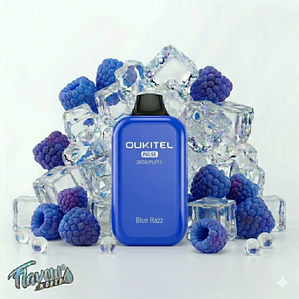 Oukitel Pulse 38K Puff 5% – Blue Razz