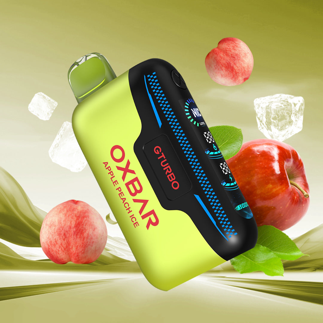 Oxbar Gturbo 36K 5% Apple Peach Ice (Nicotine Adjustable)