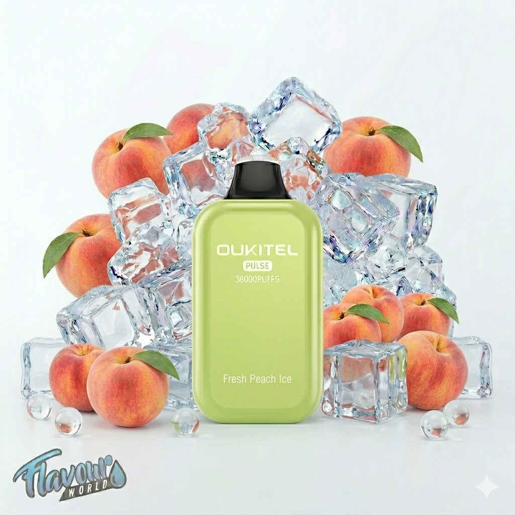 Oukitel Pulse 38K Puff 5% – Fresh Peach Ice