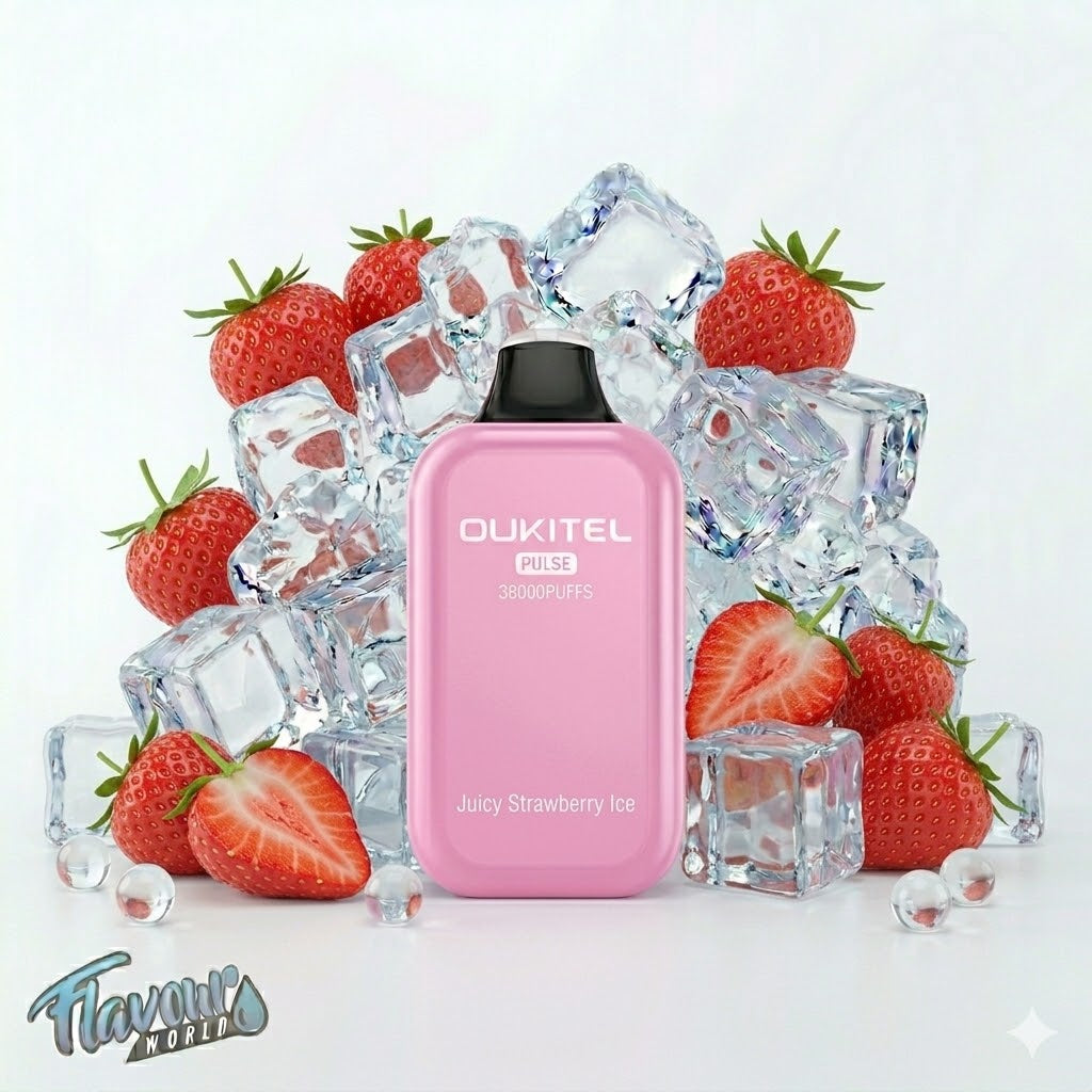 Oukitel Pulse 38K Puff 5% – Juicy Strawberry Ice