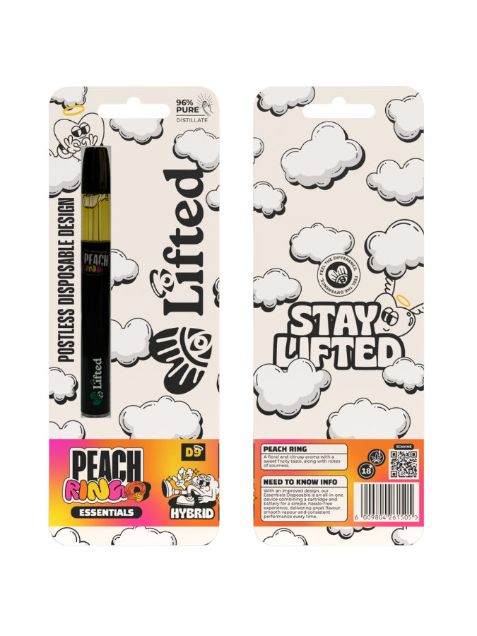 Lifted - Delta 9 Premium - Peach Ring 1ml