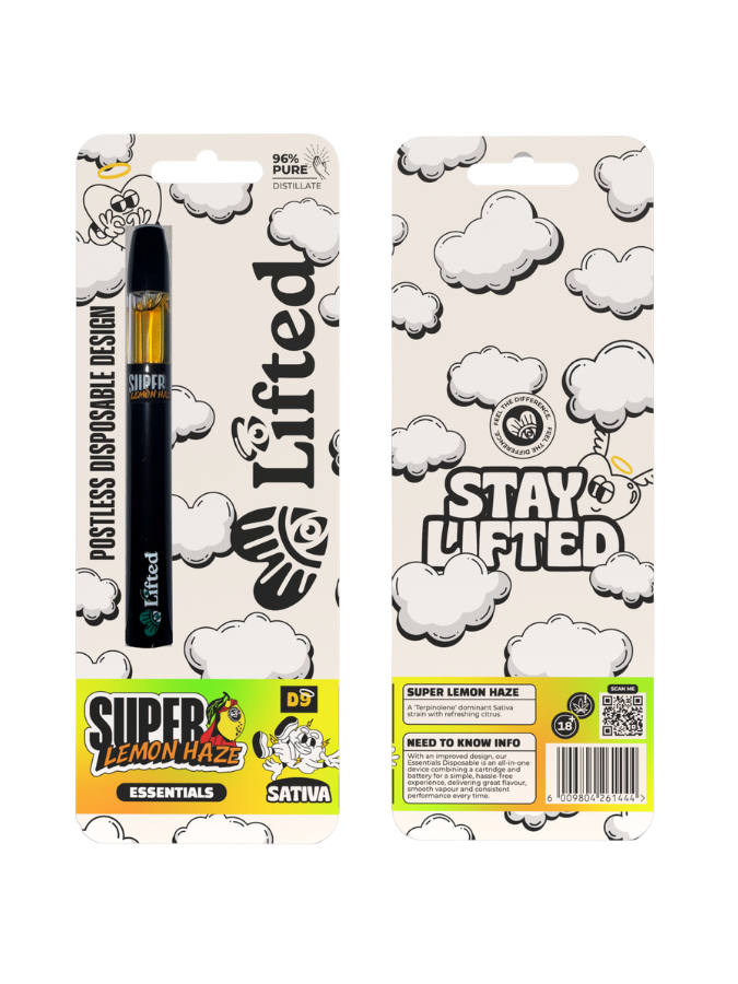 Lifted - Delta 9 Premium - Super Lemon Haze 1ml (sativa)