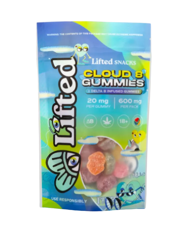 Lifted Edibles - Cloud 8 Gummies 600mg
