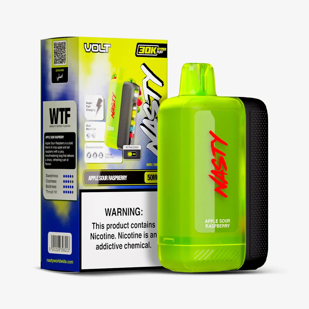 Nasty Volt 30k -  Apple Sour Raspberry 5%