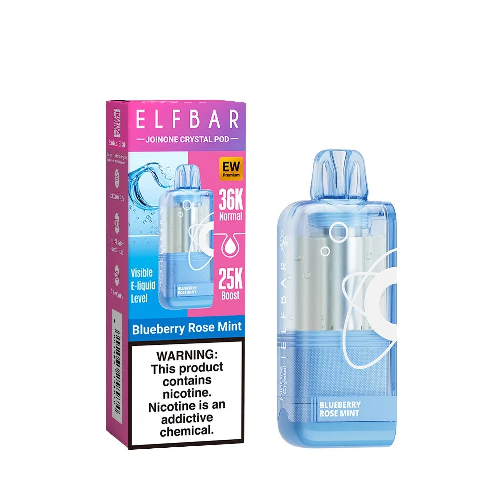 Elfbar Ew36 000 Premium Replacement Pod 5% - Blueberry Rose Mint