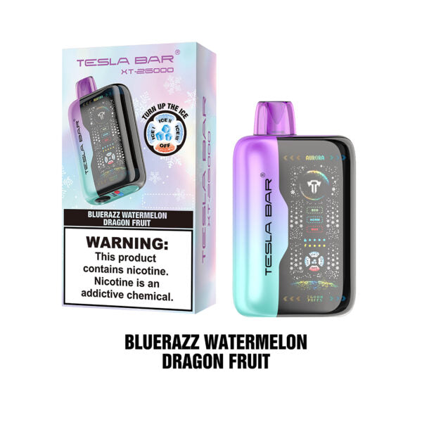 TESLA Bar XT26000 Blue Raz Watermelon Dragonfruit (ICE Control) 50mg
