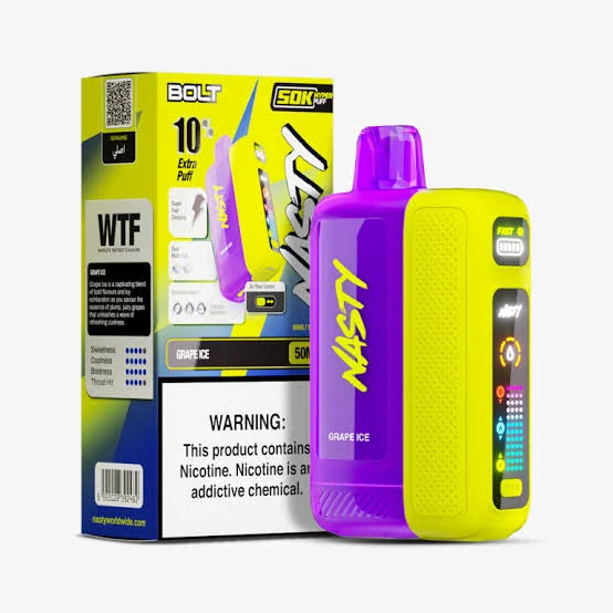 Nasty Bolt 50k - Grape Ice 5%