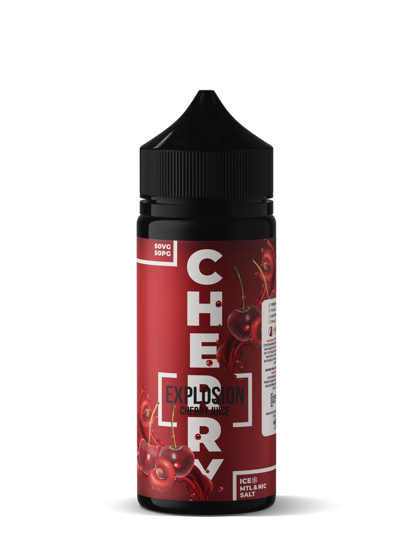 Explosion Longfill  120ML 3MG - Cherry incl VG & Nic shot