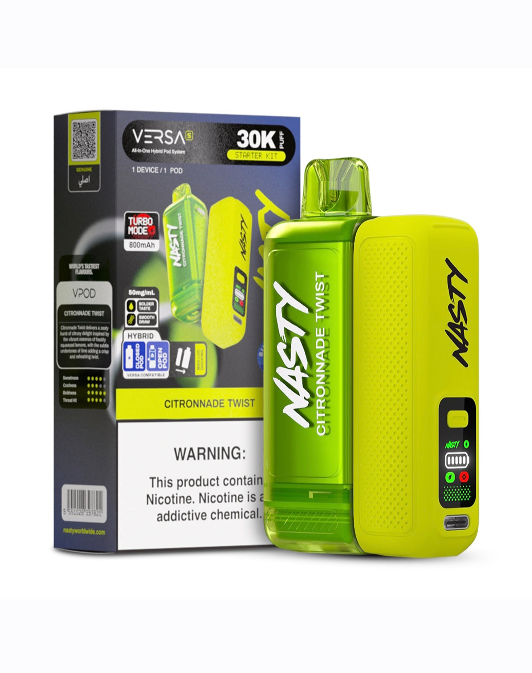 Nasty Versa 30k Pod -  Citronade Twist 5%
