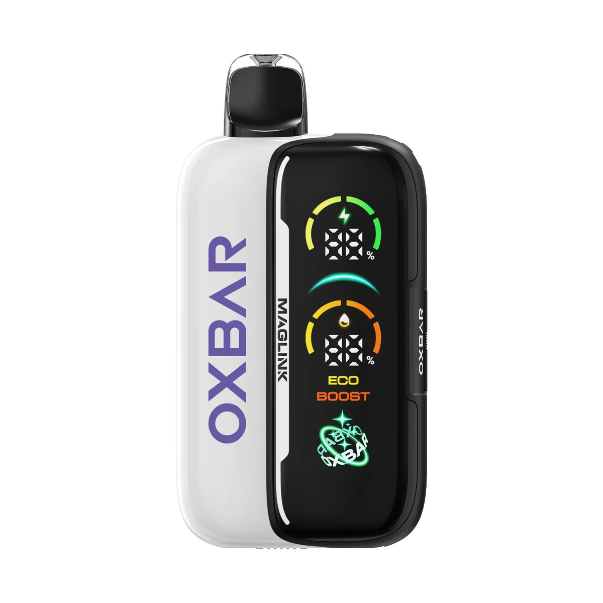 Oxbar Maglink 50K Grape Ice 50mg vape kit with sleek disposable vape design