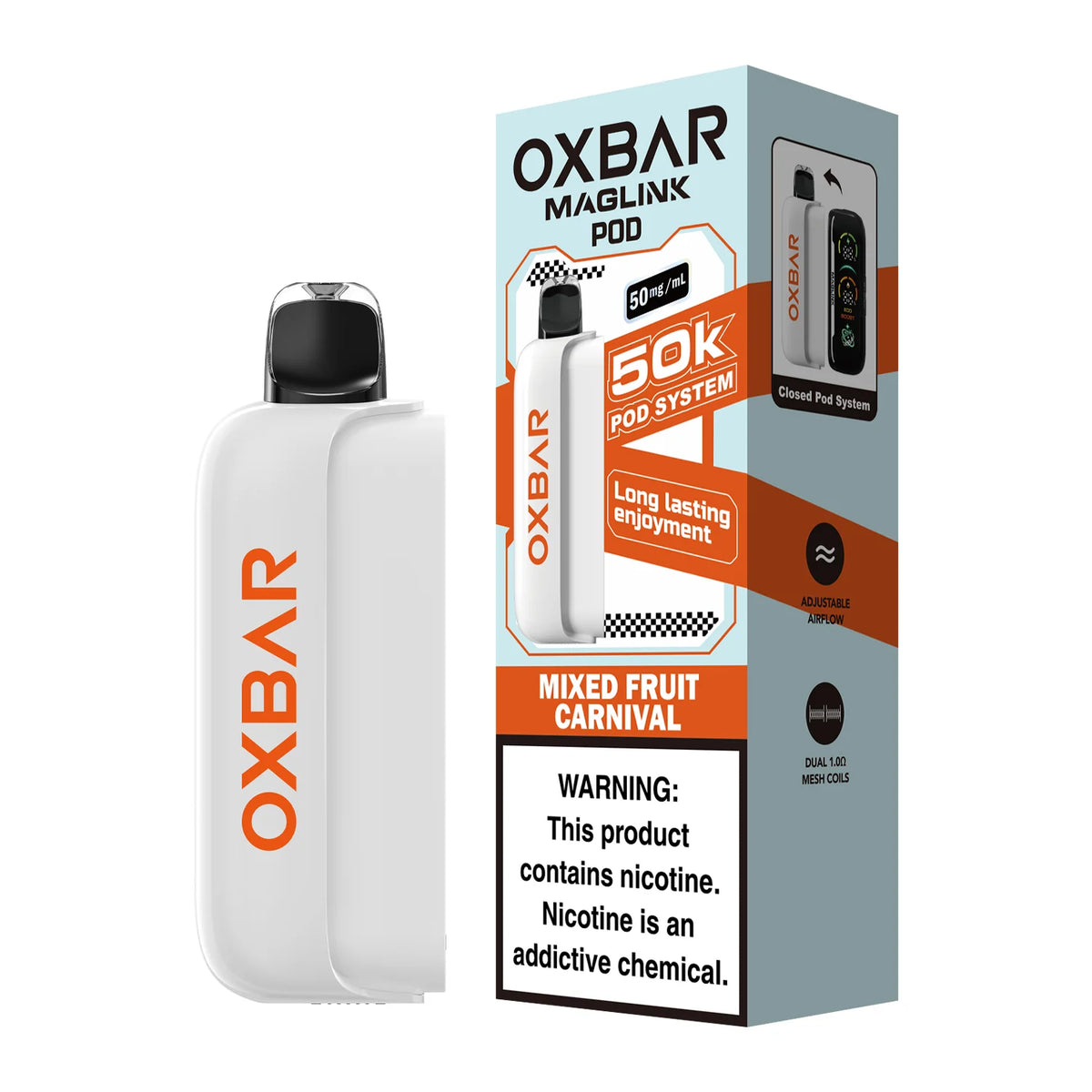 Oxbar Maglink 50K Mixed Fruit Carnival 50mg Pod | No Battery