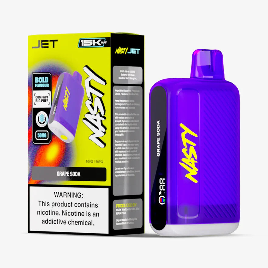Nasty Jet 15k - Grape Soda 5%