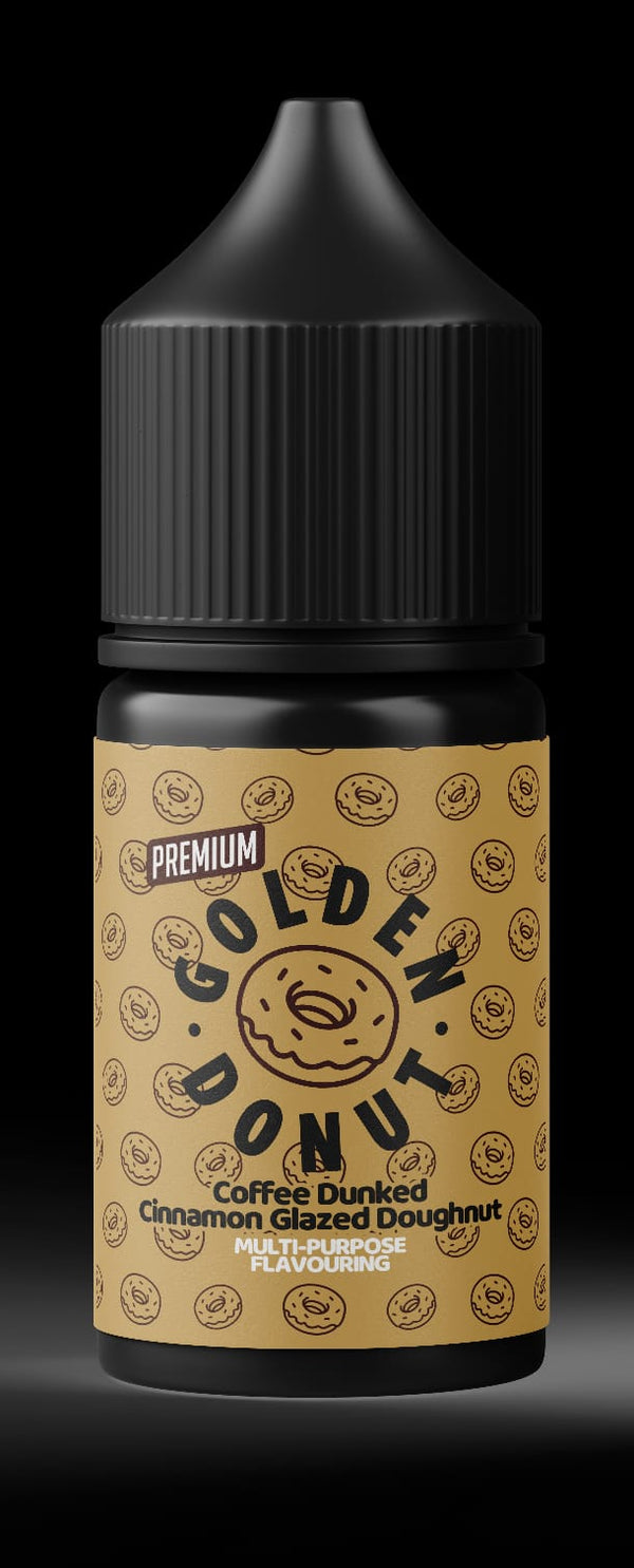 G-Drops: Golden Donut - Coffee Dunked Cinnamon Glazed Doughnut Flavouring (30ml)