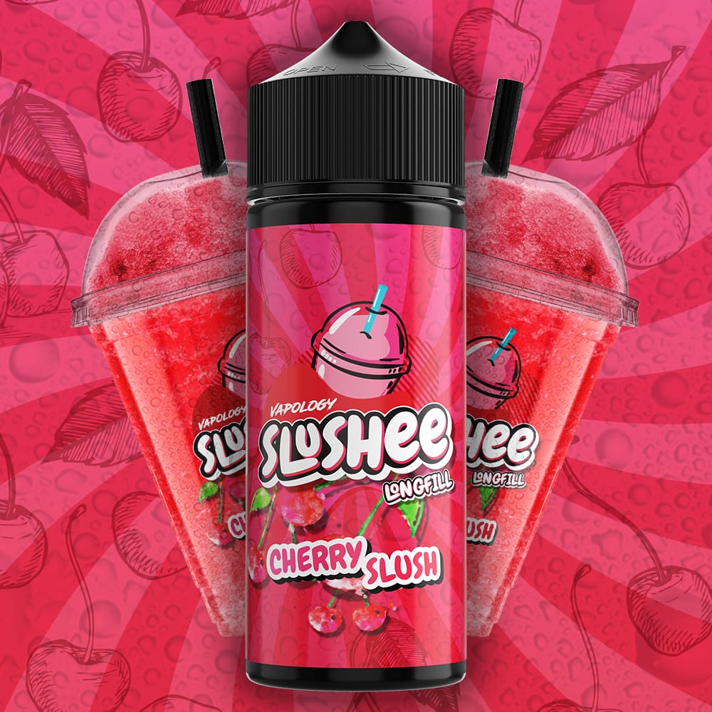 Vapology Flavour Shot- Cherry Slush 120ml Long Fill