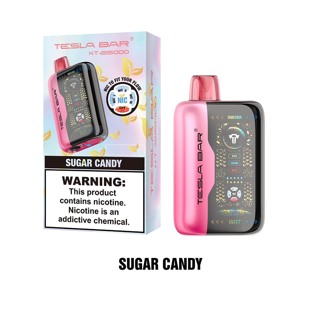 TESLA Bar XT-26000 Sugar Candy Ice Nic Control