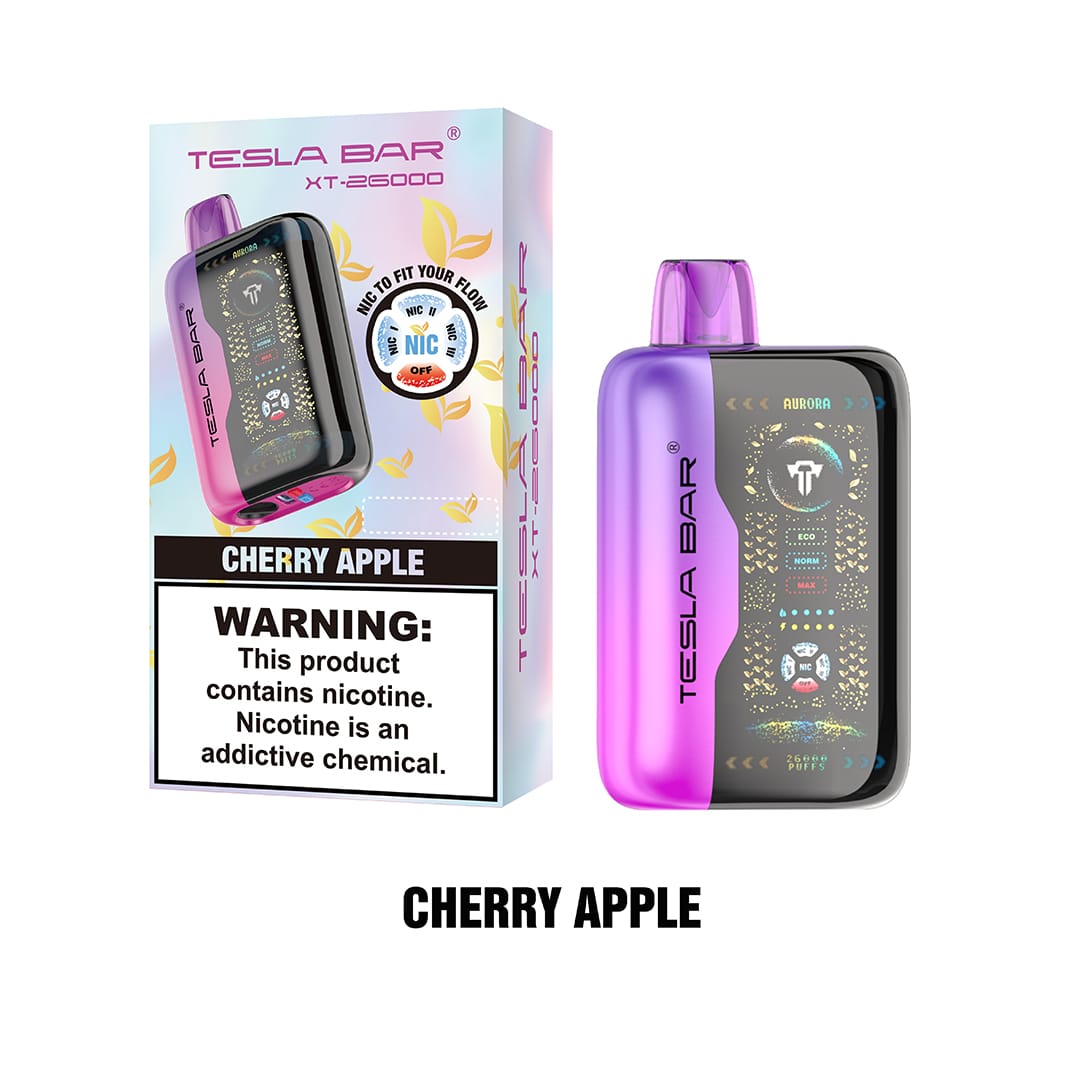 TESLA Bar XT-26000 Cherry Apple Ice Nic Control 50mg