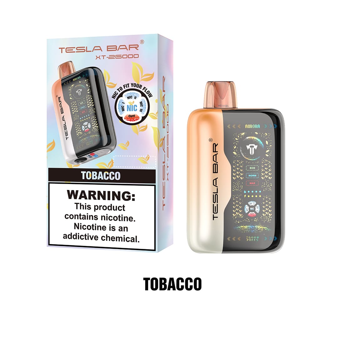 TESLA Bar XT26000 Tobacco Nic Control 50mg