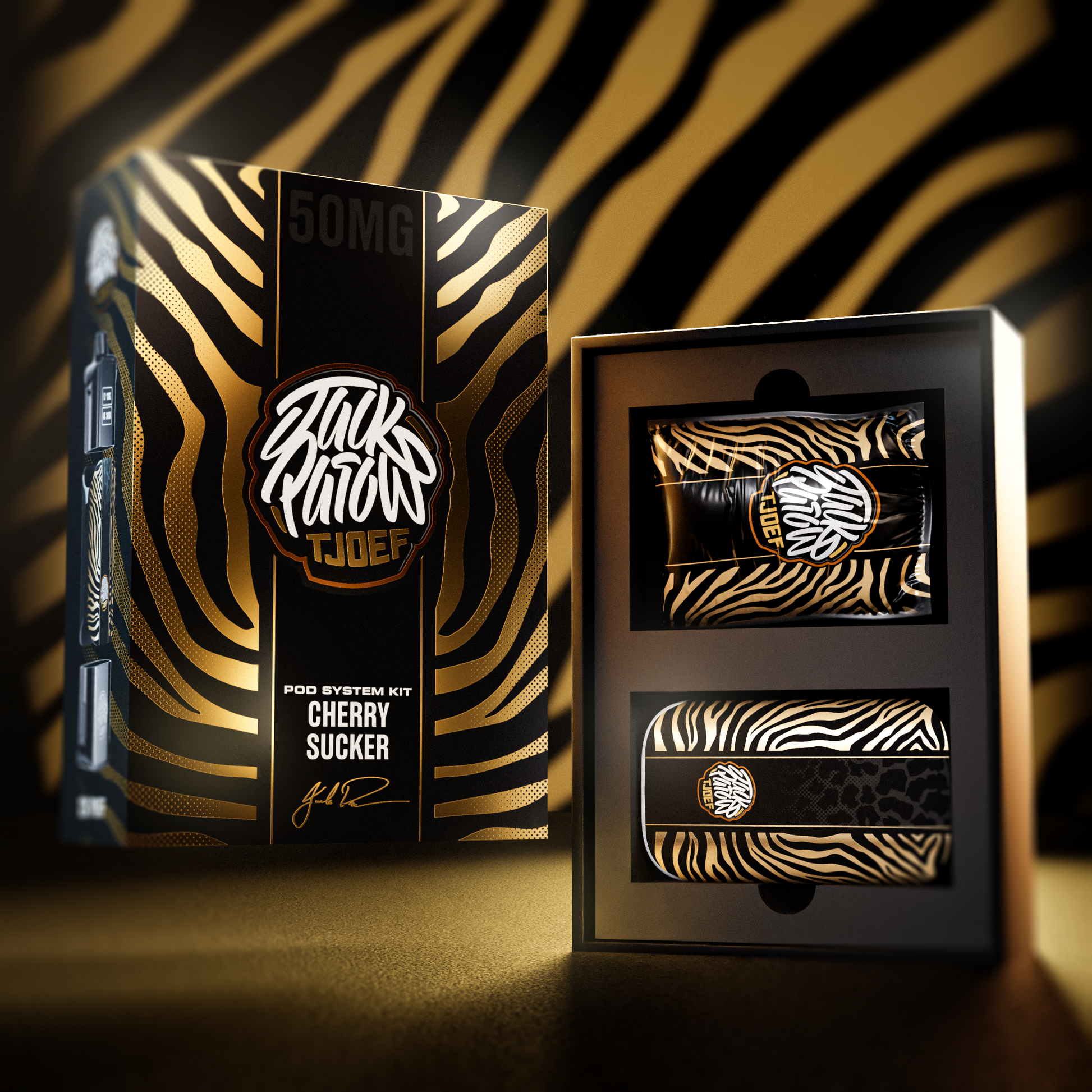 Jack Parow Tjoef System Kit –  Cherry Sucker 12000 Puff