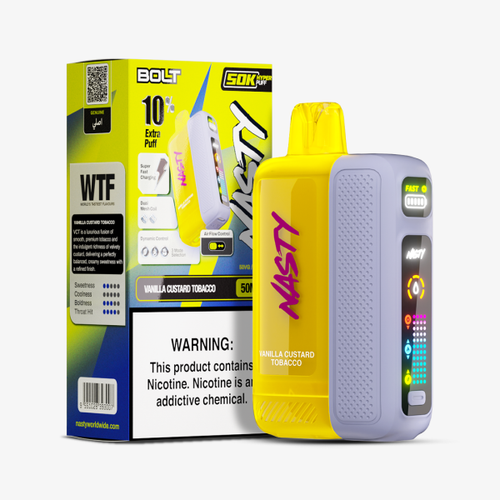 nasty vanilla tobacco Nasty Bolt 50k