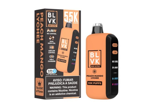 BLVK 55K - Peach Mango Lychee 5%