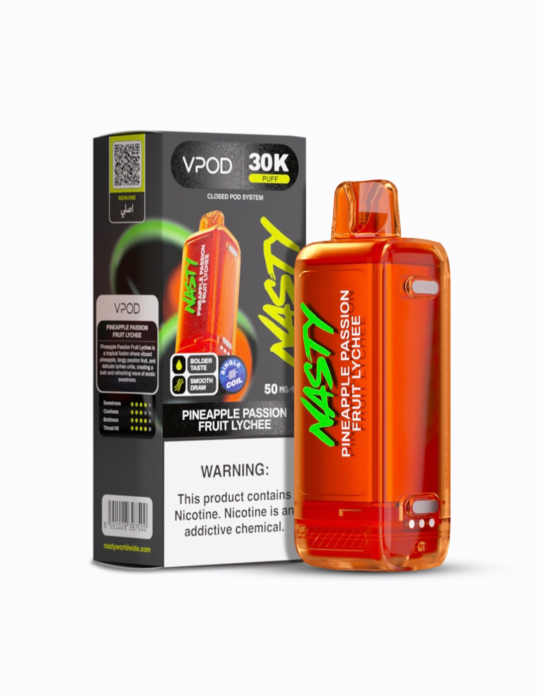 Nasty Versa 30k Pod - Pineapple Passion 5%