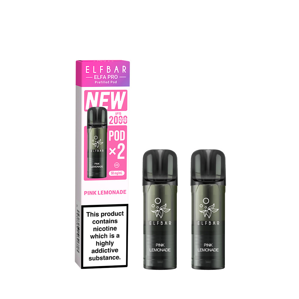ELF BAR - Elfa Master Pod 2x2000 Puff - PINK LEMONADE 5%