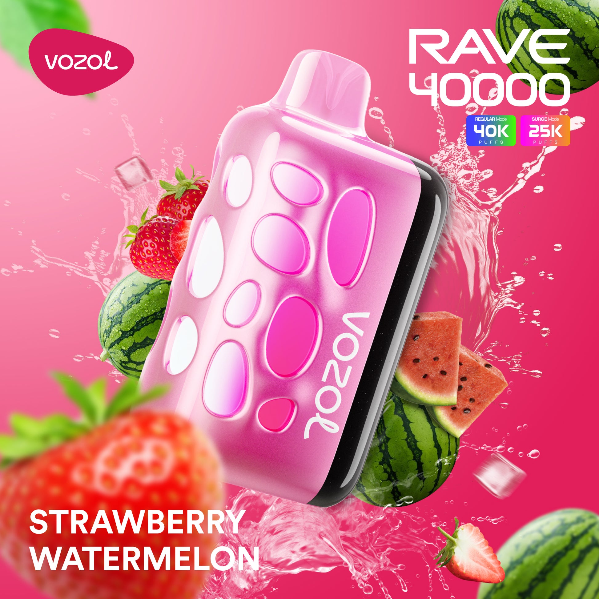 VOZOL Rave 40k Puff 5% – StrawberryWatermelon