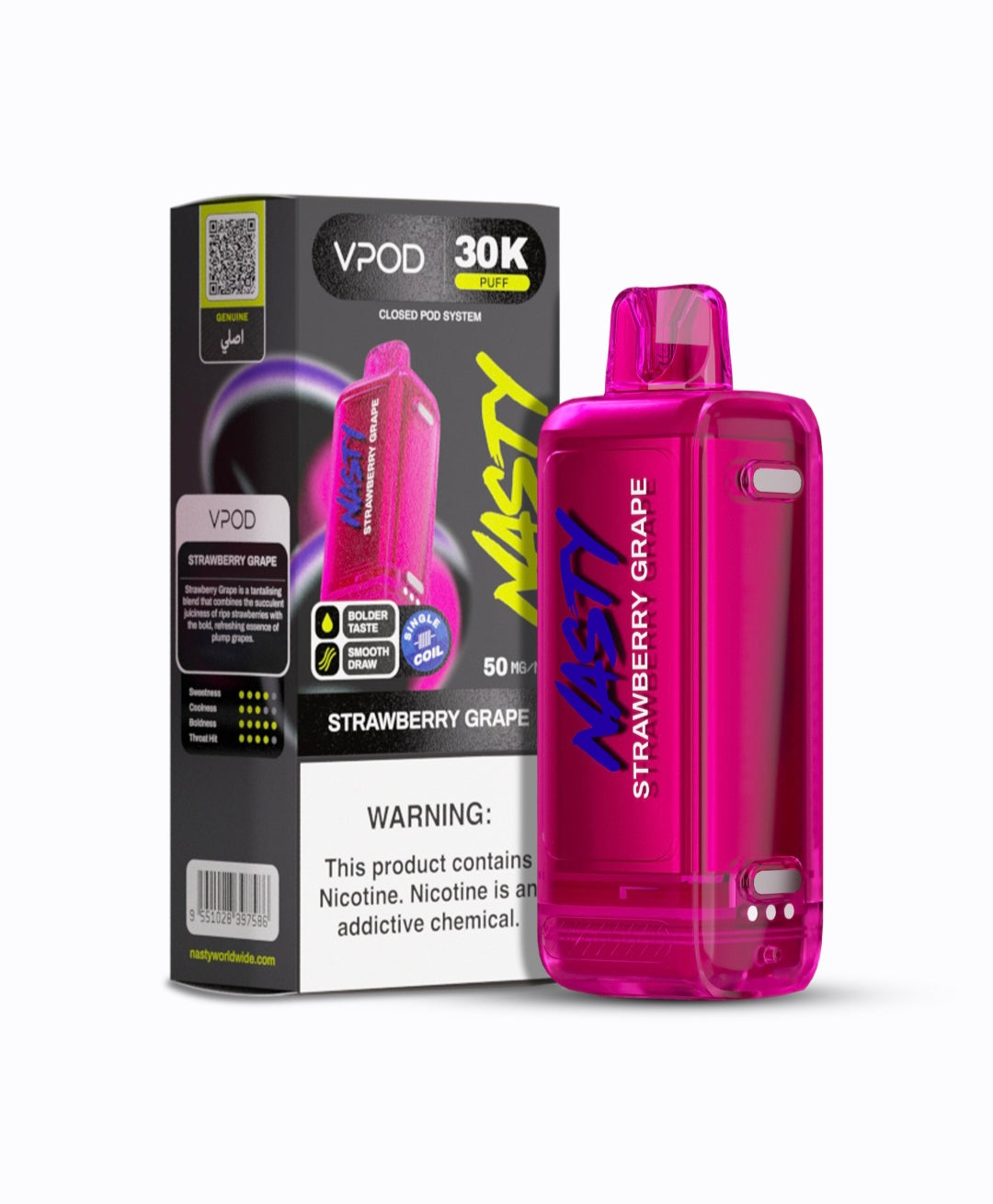 Nasty Versa 30k Pod - Strawberry Grape 5%