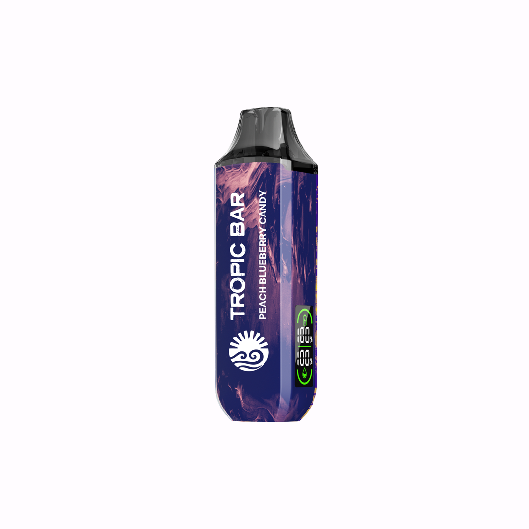Tropic Bar Ultra  12K Puffs - Peach Blueberry Candy (5%)