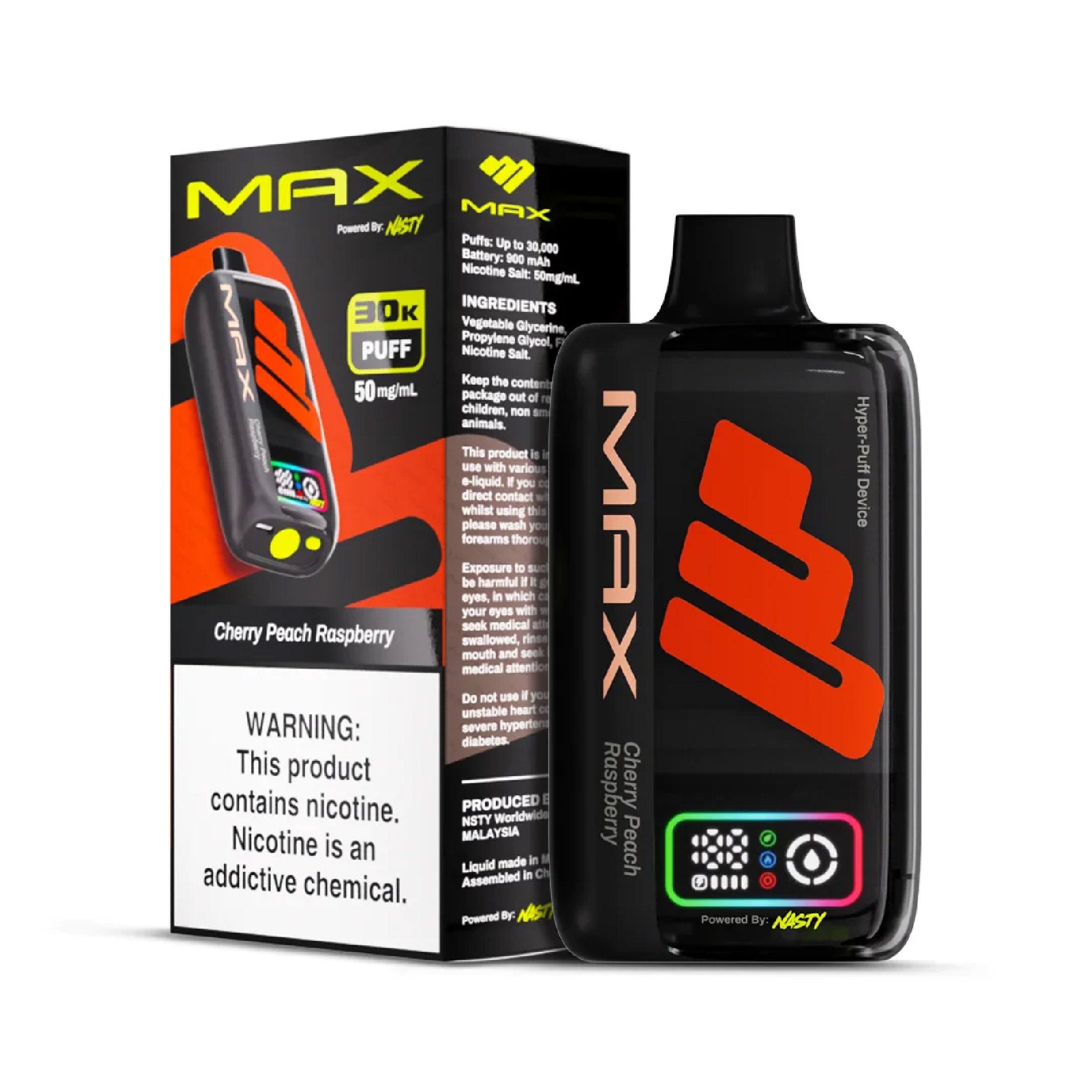 Nasty Max 40k - Cherry Peach Raspberry